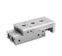 Corredera neumática MXQ20L-10-20 -50-30 -75-100 -150 cilindro deslizante guía de doble varilla(50mm stroke)