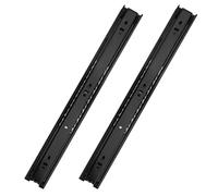 Correderas de Bolas, 400mm/16in Guias Correderas Para Cajones, Montaje Lateral, Trabajo Pesado Rieles, Extensión Completa Guia Rodamiento de Bolas para Gabinetes