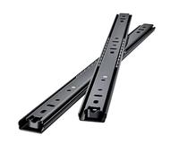 Correderas de bolas ， Rieles for cajones resistentes de 8 a 20 pulgadas, paquete 7, rieles for gabinete(Dg205 14 Inch)
