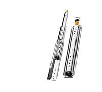 Correderas for cajones de 76 mm de alta resistencia con cerradura: capacidad de carga de 220 kg for armarios de autocaravanas y cajones industriales.(18 in)