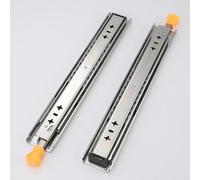 Correderas for cajones resistentes con cerradura, 1 par de correderas de extensión completa con rodamientos de bolas, rieles laterales for archivadores, cómodas(10in/25cm)