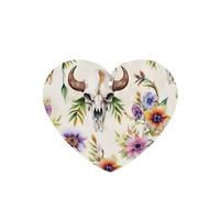 Corredor - Ambientador con diseño de calavera de toro, 10 piezas, tarjetas colgantes para coche, hojas de ambientador con cuerda para coches y hogar