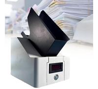 Corredor automático de papel, máquina clasificadora de papel con esquinas guía, capacidad para 300/500 hojas A4, para bancos, plantas de impresión, soplador doble