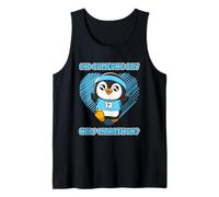 Corredor de media maratón de pingüinos Camiseta sin Mangas