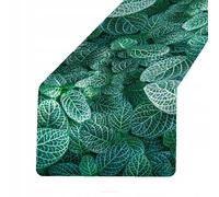 Corredor de mesa KADAX de fieltro, verde oscuro