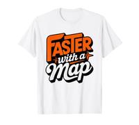 Corredor De Orientacion Lector Mapas Navegacion con Brujula Camiseta