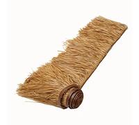 Corredor De Paja De Palma Plástico PE Teja De Paja Techo De Paja Artificial Rollos De Paja De Palma, Tiki Hut Techo De Paja Para Tiki Bar Patio Paraguas Cubierta Tropical Decoratio(Yellow d,0.5x2m)
