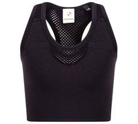 Corredor Espalda Camiseta de Tirantes Negro Top Corto Tombo Niña sin Costuras