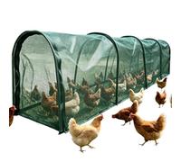 Corredor Gallinas con Cerramiento de Puerta Desmontable de Red Solar de