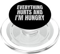 Corredor Maratón Maratonista Everything Hurts and I'm Hungry PopSockets PopGrip para MagSafe