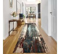 Corredores de Alfombras para Pasillo Fáciles Limpiar Marrón Suaves para Pasillos Ábstractos 60 80 90 100 110 120cm Alfombra Terraza Patió(80 * 500cm)