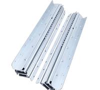 Corredores de cajón de extensión completa resistentes, rodamientos de bolas de 600 mm/800 mm/1000 mm, acero laminado en frío, capacidad de carga de 120 kg, perfecto para soluciones de cocina y