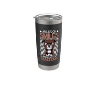 Corredores y Staffordshire Bull Terriers Vaso térmico de acero inoxidable de doble pared