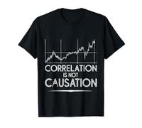 Correlation is Not Causation Psicóloga de sabiduría Camiseta