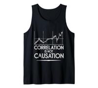 Correlation is Not Causation Psicóloga de sabiduría Camiseta sin Mangas