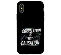 Correlation is Not Causation Psicóloga de sabiduría - Carcasa para iPhone X/XS