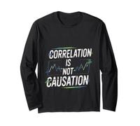 Correlation is Not Causation Psicóloga de sabiduría - Manga Larga