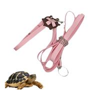 Correo De Arnés De Tortuga - Coloque El Collar De Pecho De Correa | Tortuga De Mascota Tortiuga | Collares De Pecho con Correa del Arnés Adecuados para La Diversión Al Aire Libre, Paseos De Jardín