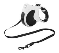 Correo de Perros retráctil de pecuta: Plomo Duradero para Caminar por Mascotas, Soporte de Bolsas de desecho incorporada | Correa de Perro retráctil con Soporte de Bolsa de Caca, Plomo Extensible sin