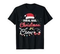 Correo Rural Christmas Crew Funny Postal Matching Camiseta