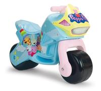 Correpasillos Bebe 1 Año 2 Años 3 Años - Moto Correpasillos para Bebe Twin Dessert Peppa Pig - Moto Juguete Niña y Niño - Ruedas Anchas- Estable Ligera Ergonómica - Transporte Fácil - INJUSA