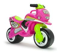 Correpasillos para Niños 1 Año 2 Años 3 Años Tundra Tornado Rosa - Moto Correpasillos para Bebé - Moto Juguete de Equilibrio para Niño y Niña - Ruedas Anchas + Ergonómica + Transporte Fácil - INJUSA