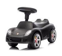 Correpasillos Porsche Infantil - Coche de Juguete Deportivo sin Pedales para Niños y Bebés, Asiento Ergonómico, Ruedas Silenciosas, Juguete para Desarrollo Motor (63,6x28x39 cm) (Negro)