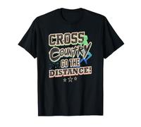 Correr a Campo traviesa Go The Distance Cross Country Runner Camiseta