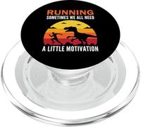 Correr A Veces Todos Necesitamos un Poco de motivación T-Rex PopSockets PopGrip para MagSafe