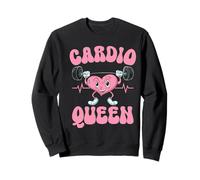 Correr Cardio tardío Divertidos Entrenamientos Sarcásticos Fitness Sudadera