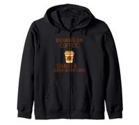 Correr en el caos del café Buenas intenciones Sudadera con Capucha