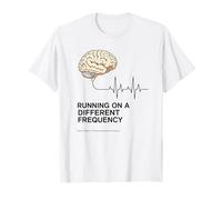 Correr en una frecuencia Diferente TDAH Autismo Neurodivergente Camiseta