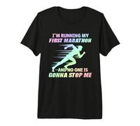 Correr mi Primera maratón - Corredor Determinado Camiseta Premium