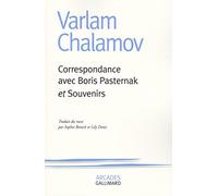 Correspondance Avec Boris Pasternak Et Souvenirs