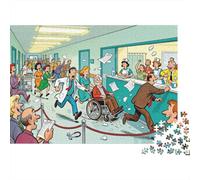 Corrida Dramática del Corredor del Hospital Puzzle De Madera Impermeable DIY Puzzles De 1000 Piezas para Adultos Imposible Rompecabezas Juegos Desafiantes