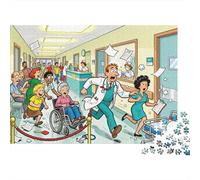 Corrida Dramática del Corredor del Hospital Puzzle De Madera Impermeable Puzzles De 1000 Piezas Regalos para Adultos Colorido Rompecabezas Decoración del Hogar