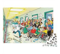 Corrida Dramática del Corredor del Hospital Puzzle De Madera Impermeable Puzzles De 1000 Piezas Regalos para Adultos Imposible Rompecabezas Decoración del Hogar