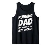 Corriendo a papá como un papá Normal Pero más Fresco Día del Padre Papás Camiseta sin Mangas
