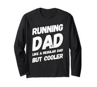 Corriendo a papá como un papá Normal Pero más Fresco Día del Padre Papás Manga Larga