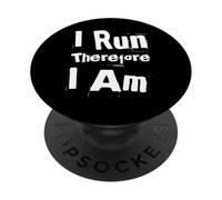 Corriendo Citas Texto Gente Divertida Divertido Corro por lo Tanto Estoy PopSockets PopGrip Adhesivo