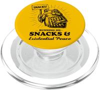 Corriendo en bocadillos Protesta existencial de Rana por la Paz PopSockets PopGrip para MagSafe