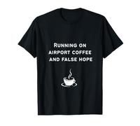 Corriendo en el café del Aeropuerto y la Falsa Camiseta