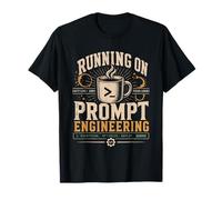 Corriendo En Ingenieria De Prompt para El Exito Camiseta