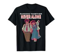 Corriendo Juntos Nunca Solos Mensaje De Anime Camiseta
