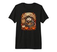 Corriendo sobre Pastel y a Pesar del Día de Acción de Camiseta Premium
