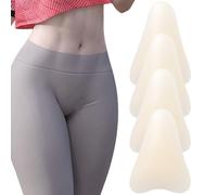 Corriente de dedo de camello de 4 piezas, guardia de ropa interior anti camello de silicona sin costura, almohadilla anti Cameltoe portátil y reutilizable para mujeres.
