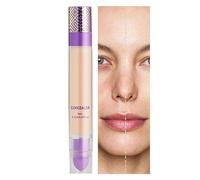 Corriente Imaginario, Corrector Corral Doble Cabeza Imaginary, 4 En 1 Corrector Cobertura Completa Larga Duradera, Crema CC Hydrating Hydrating para Todos Los Tipos Piel