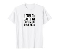 Corro con cafeína y delirio leve Camiseta