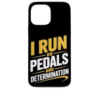 Corro con pedales y desplazamiento en bicicleta de determinación Carcasa para iPhone 13 Pro Max