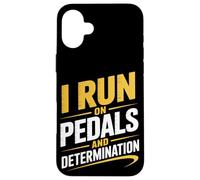 Corro con pedales y desplazamiento en bicicleta de determinación Carcasa para iPhone 16 Plus